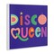 Stupell Industries Disco Queen with Retro Letters Wall Plaque Design by Sazerelli Designs